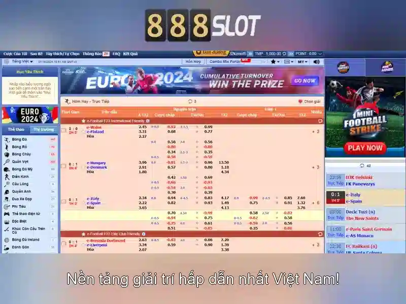 Trải nghiệm slot 888SLOT